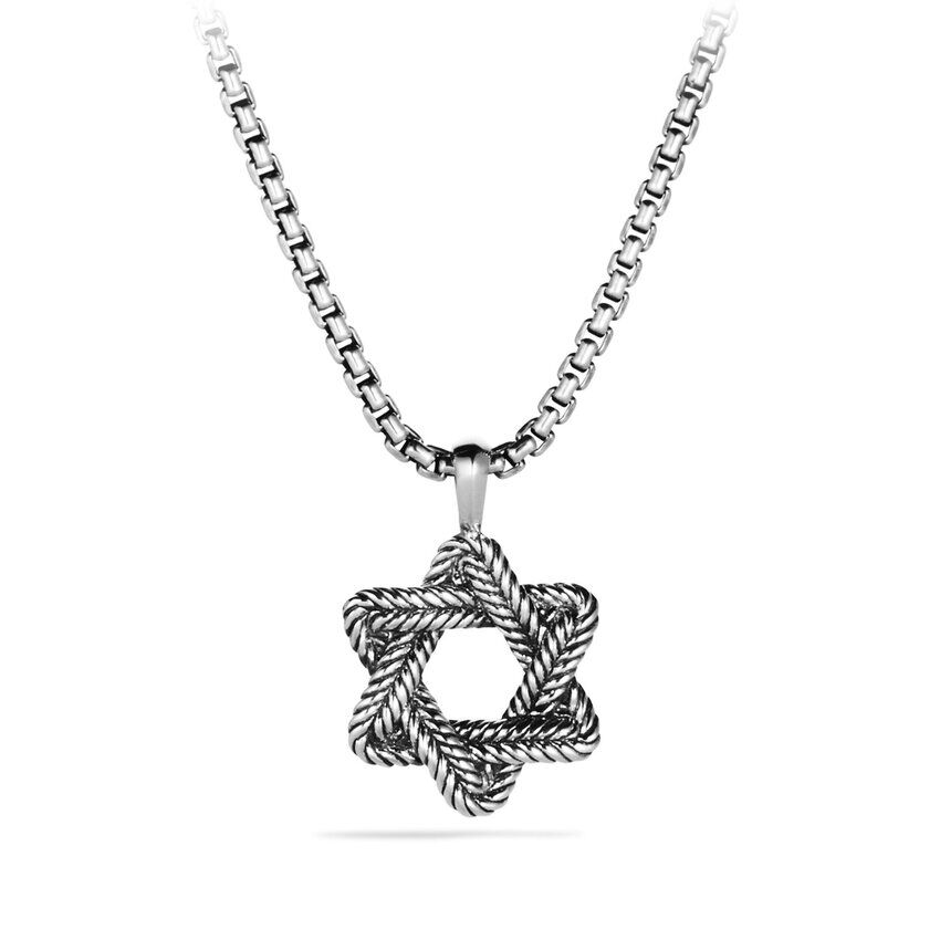 David Yurman Star of David Necklace at 