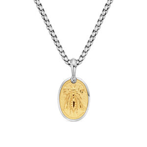 David Yurman Petrvs® Bee Amulet in 18K Yellow Gold, 29mm at